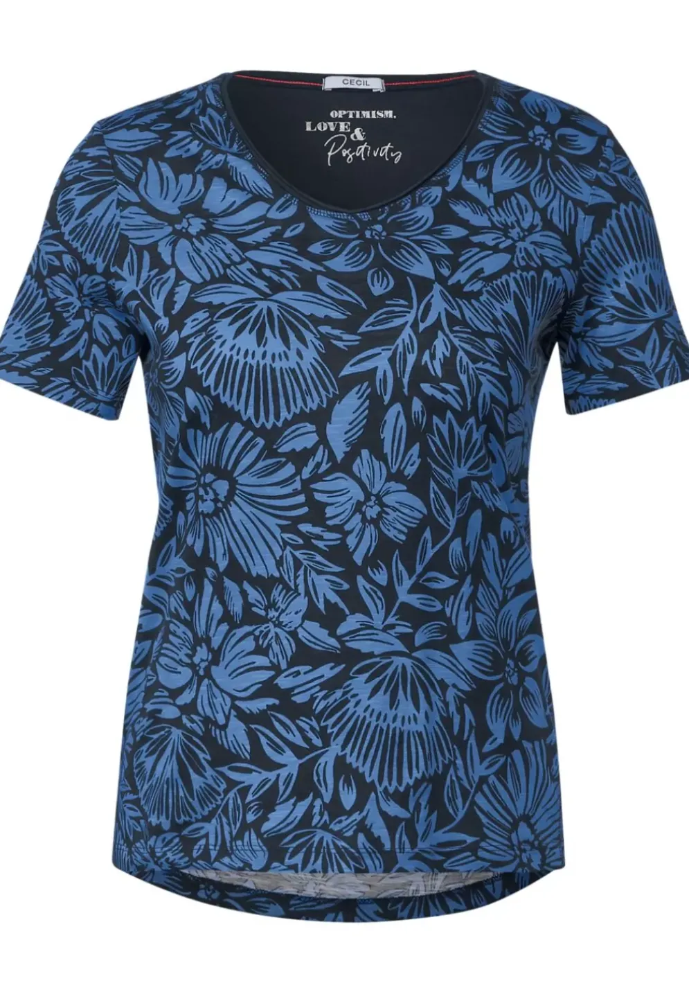 T-Shirt Mit Blumenmuster