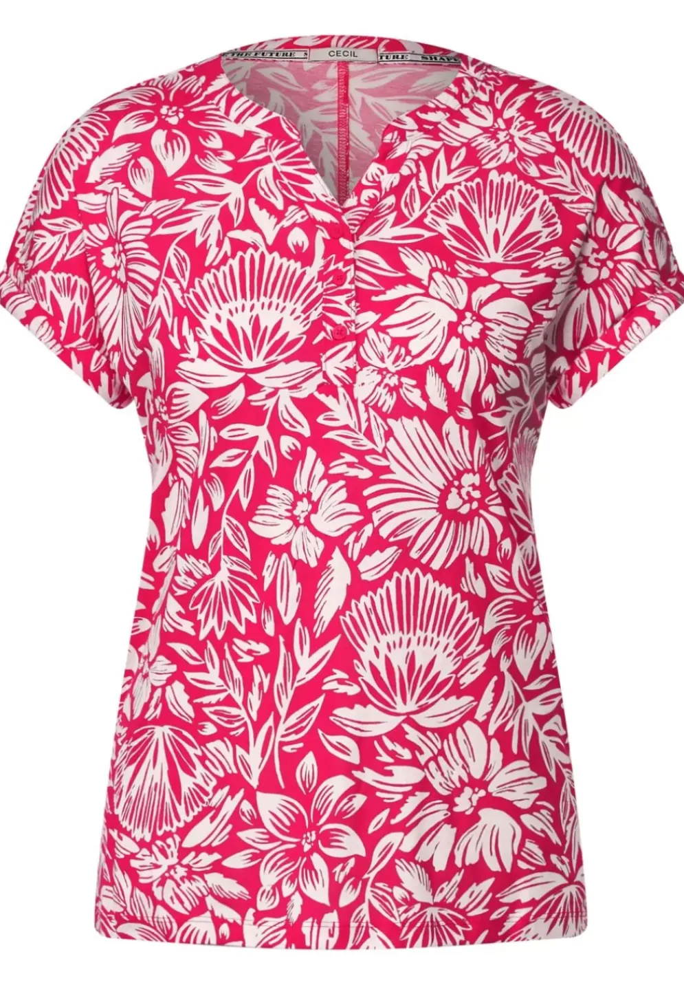 T-Shirt Mit Blumenmuster
