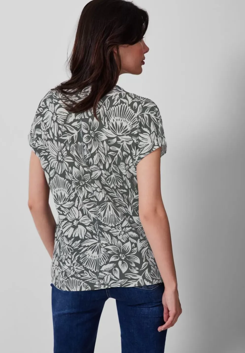 T-Shirt Mit Blumenmuster