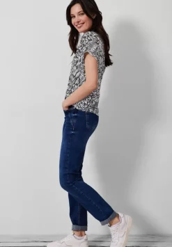T-Shirt Mit Blumenmuster