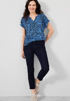 T-Shirt Mit Blumenmuster