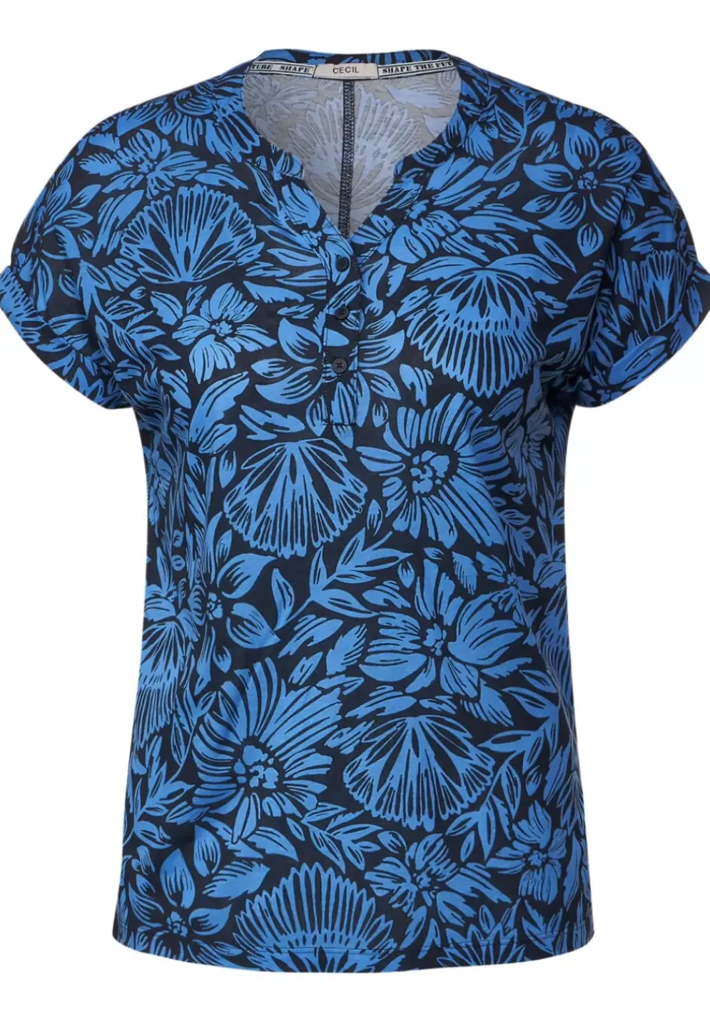 T-Shirt Mit Blumenmuster