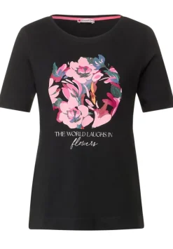 T-Shirt Mit Blumenprint