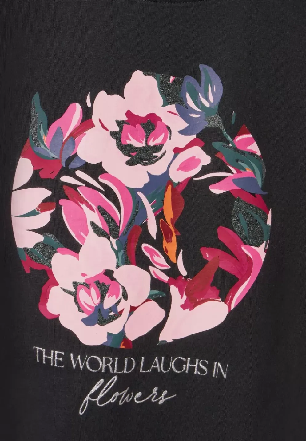 T-Shirt Mit Blumenprint