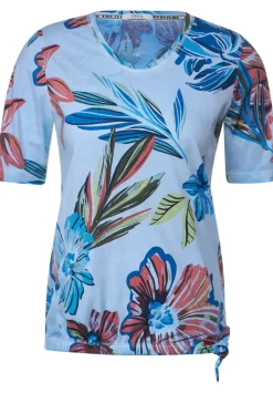 T-Shirt Mit Blumenprint