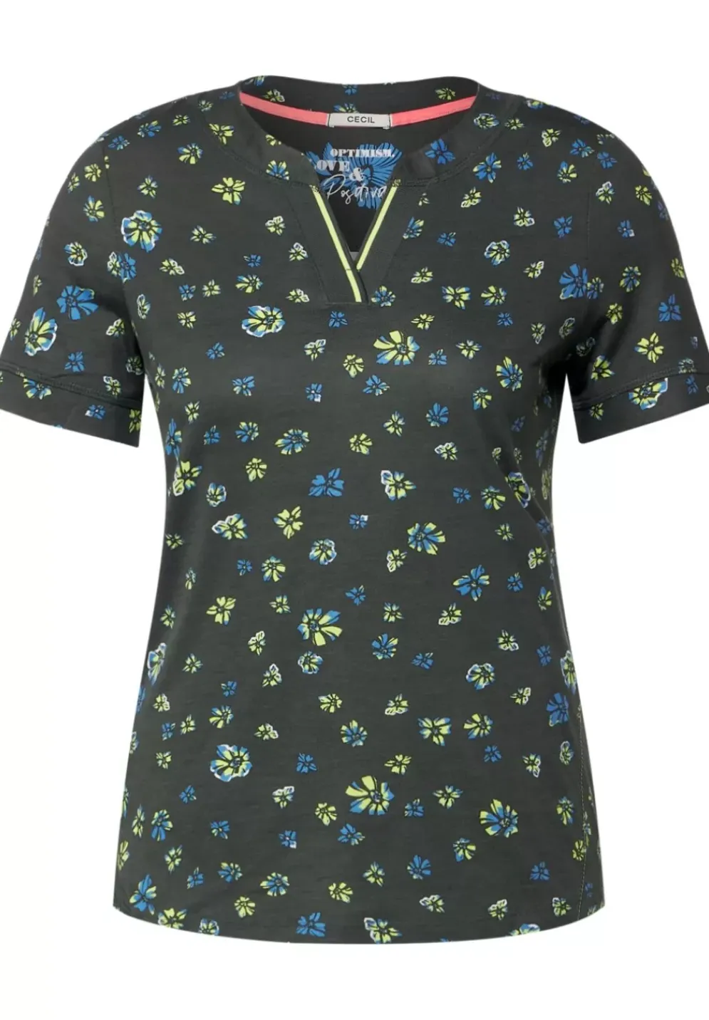 T-Shirt Mit Blumenprint