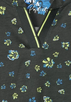 T-Shirt Mit Blumenprint