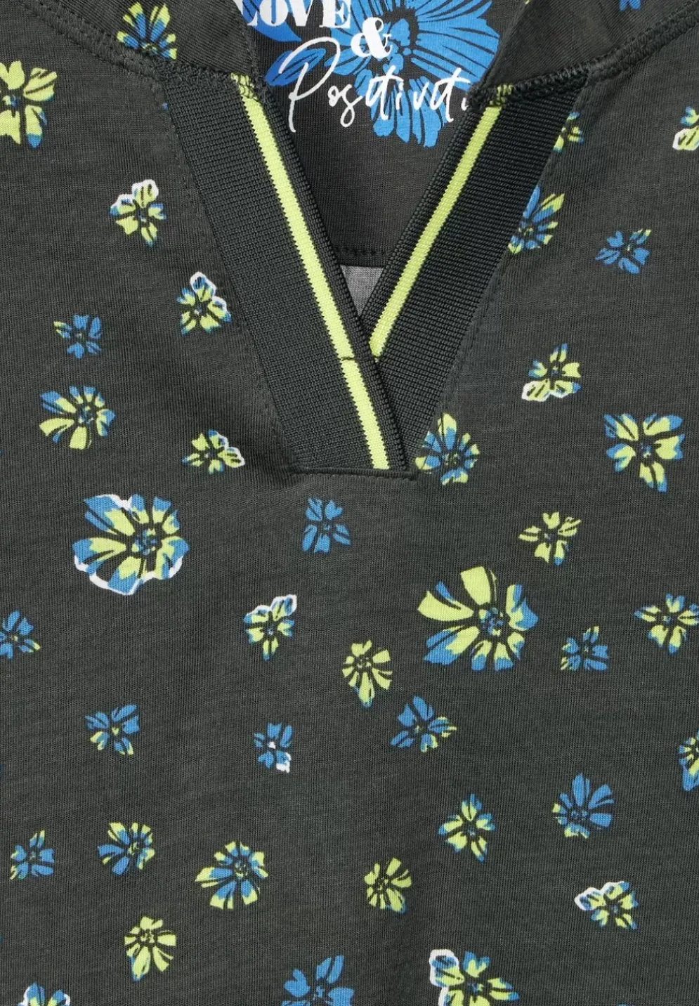 T-Shirt Mit Blumenprint