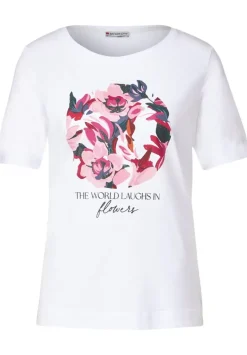 T-Shirt Mit Blumenprint