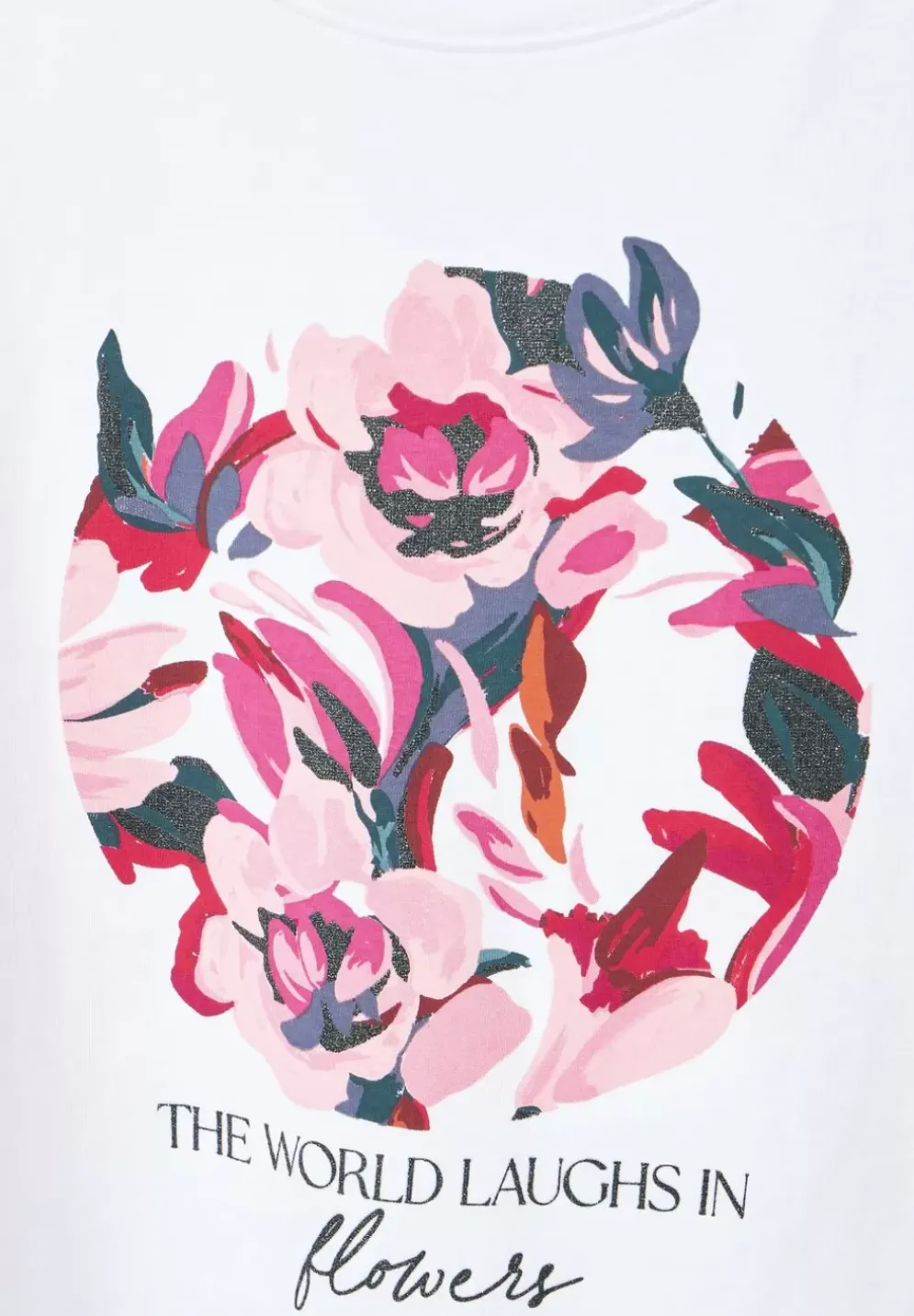 T-Shirt Mit Blumenprint