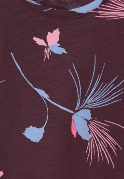 T-Shirt Mit Blumenprint