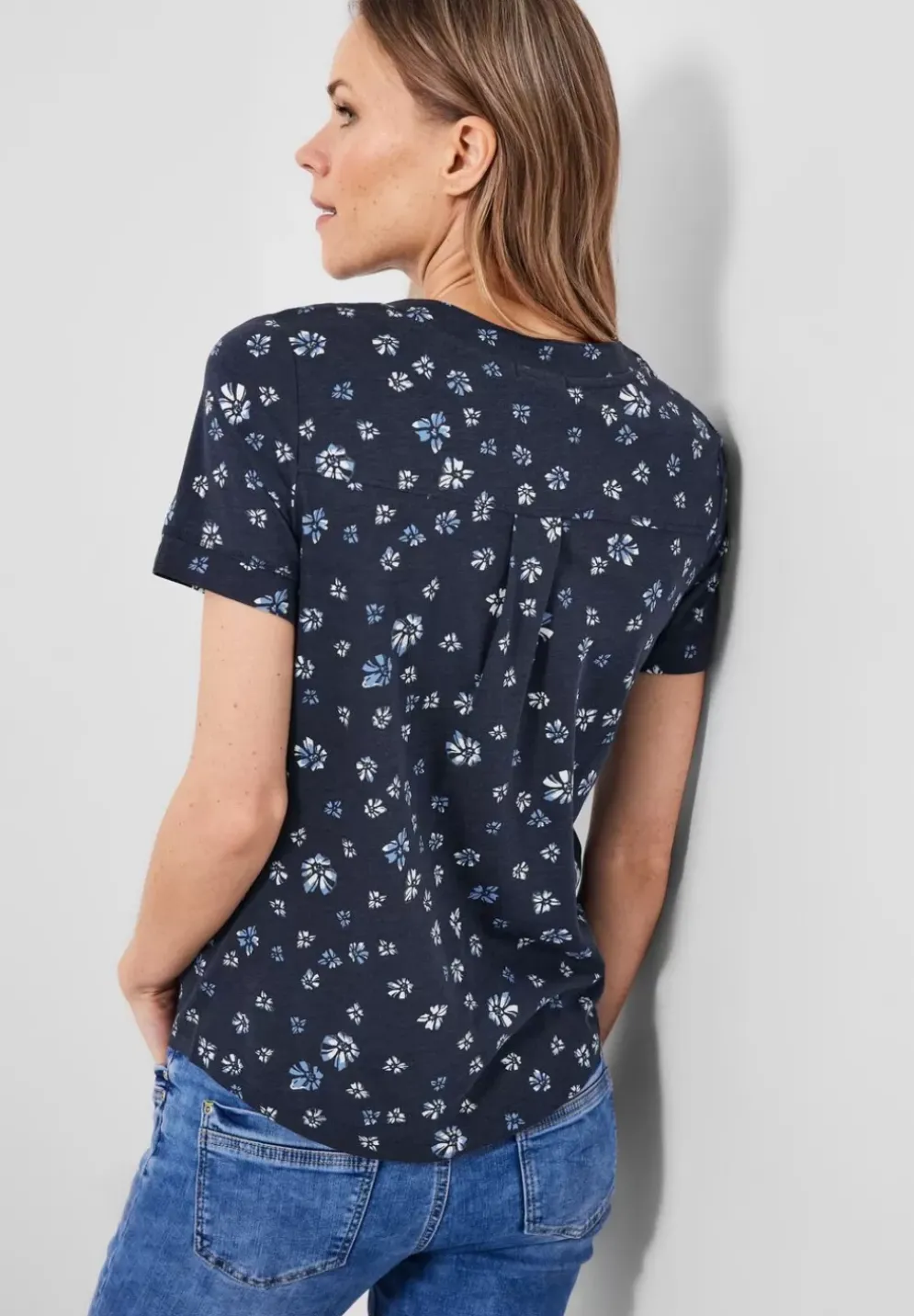 T-Shirt Mit Blumenprint