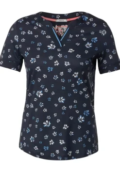 T-Shirt Mit Blumenprint