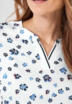 T-Shirt Mit Blumenprint