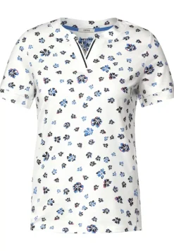 T-Shirt Mit Blumenprint