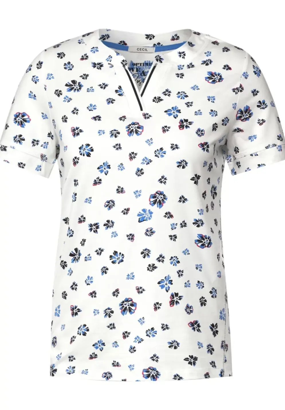 T-Shirt Mit Blumenprint