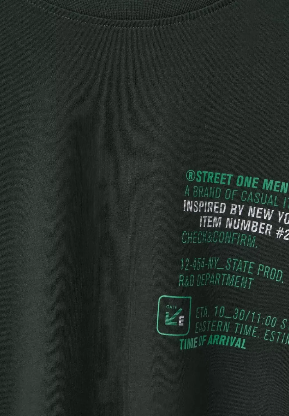 T-Shirt Mit Brustprint