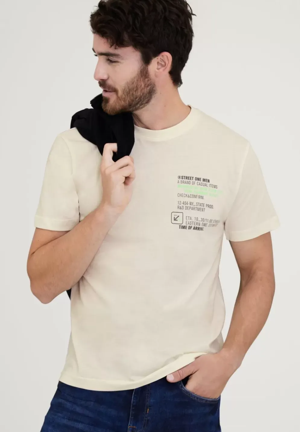 T-Shirt Mit Brustprint