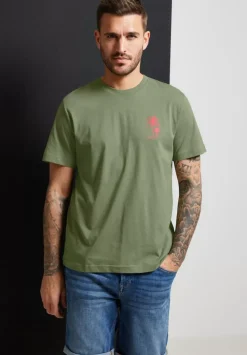 T-Shirt Mit Brustprint