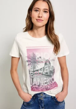 T-Shirt Mit City Fotoprint