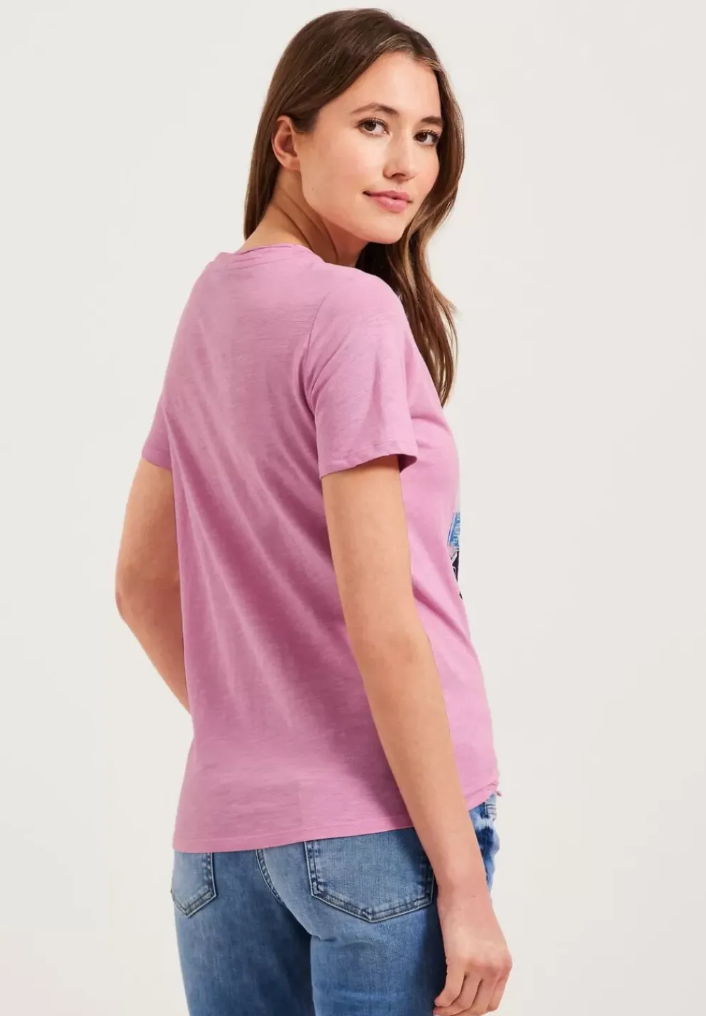 T-Shirt Mit City Fotoprint