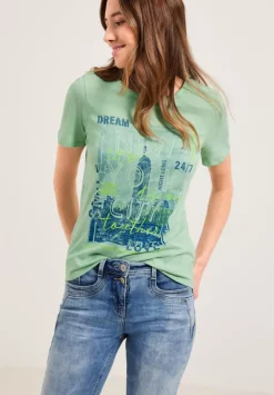 T-Shirt Mit City Fotoprint