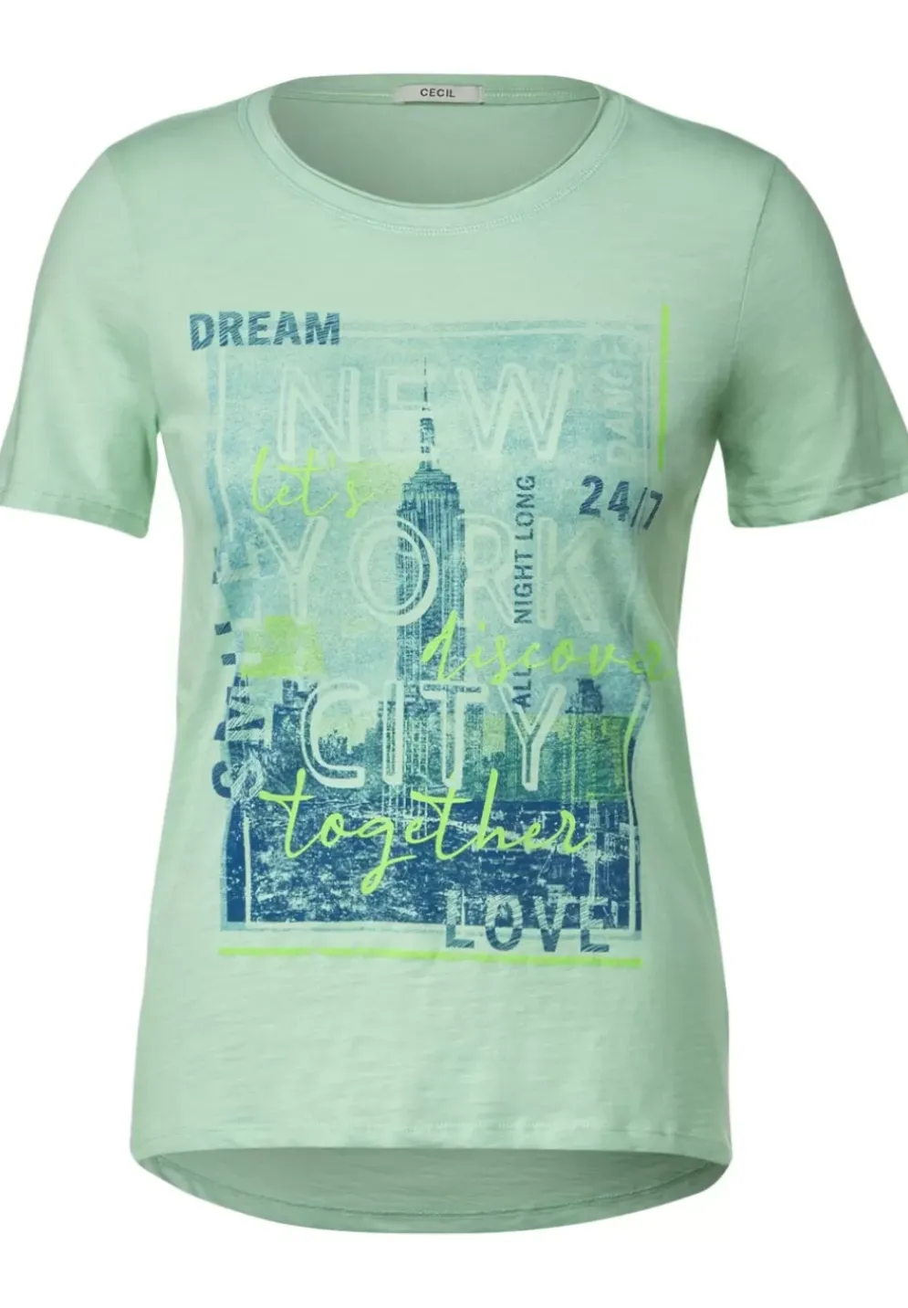 T-Shirt Mit City Fotoprint