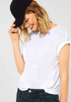 T-Shirt Mit Cut-Out Am Armel
