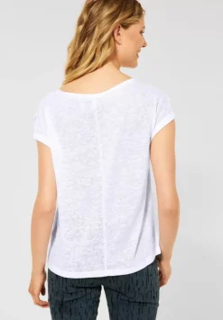 T-Shirt Mit Cut-Out Am Armel