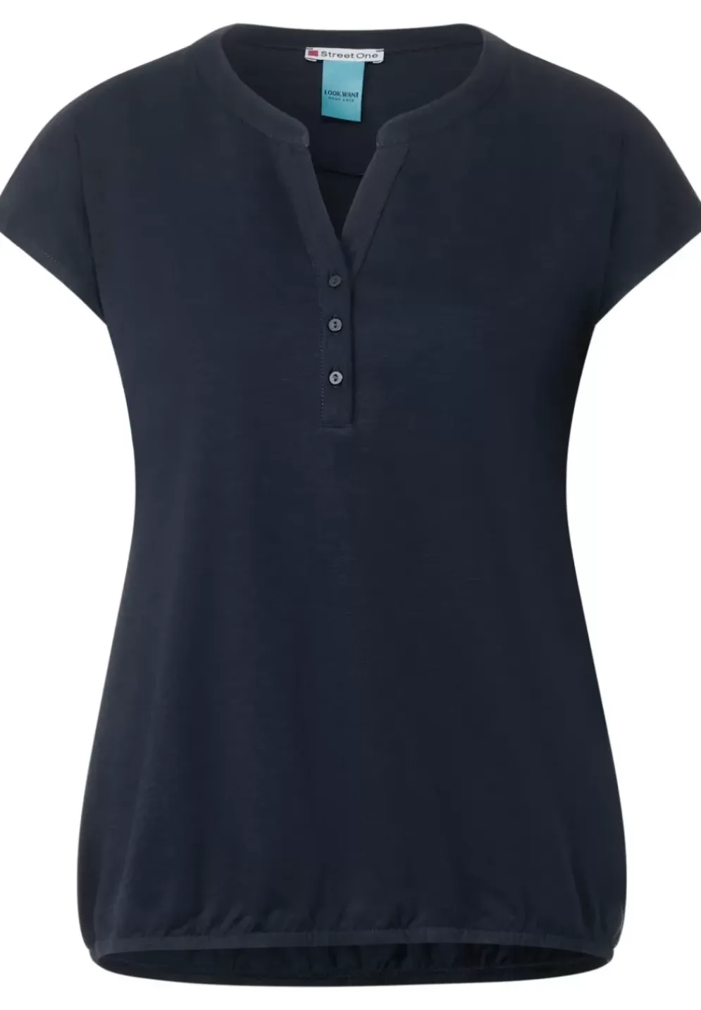 T-Shirt Mit Elastiksaum
