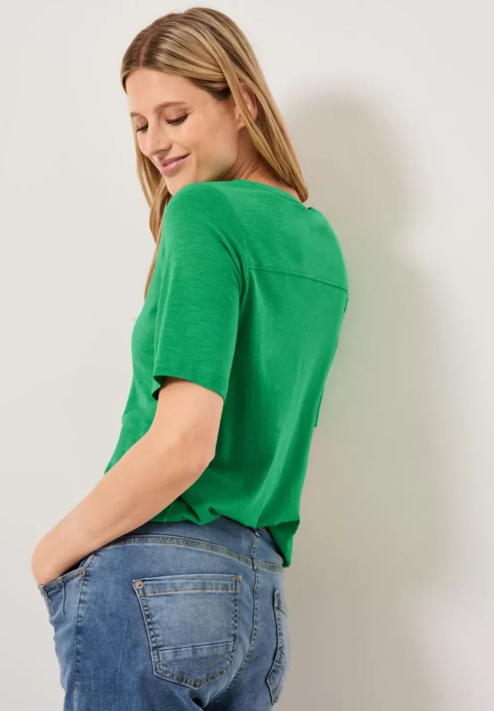 T-Shirt Mit Elastiksaum