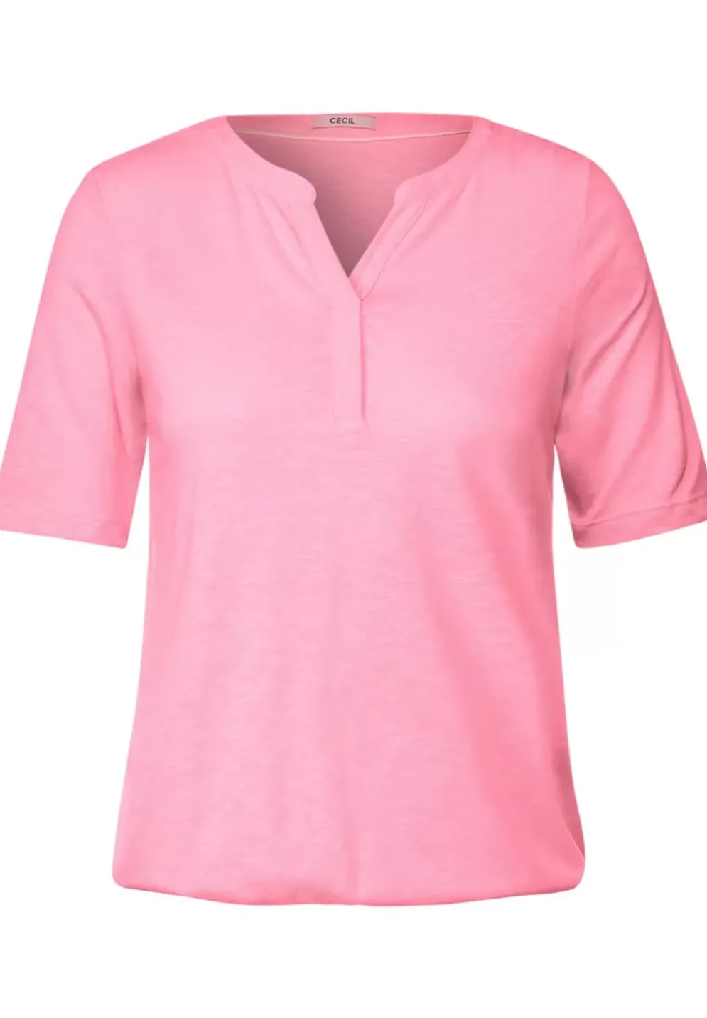 T-Shirt Mit Elastiksaum