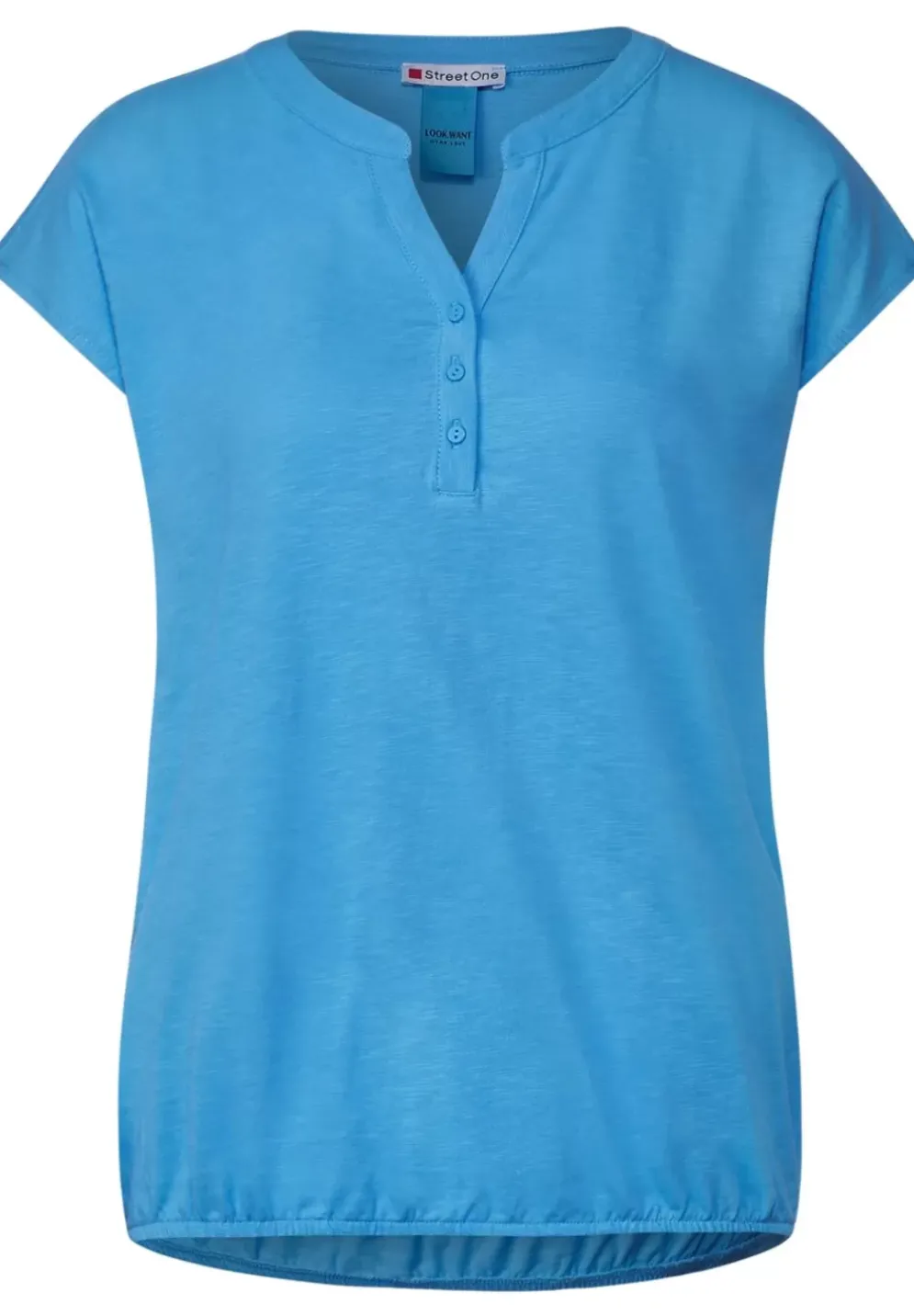 T-Shirt Mit Elastiksaum