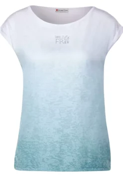 T-Shirt Mit Farbverlauf