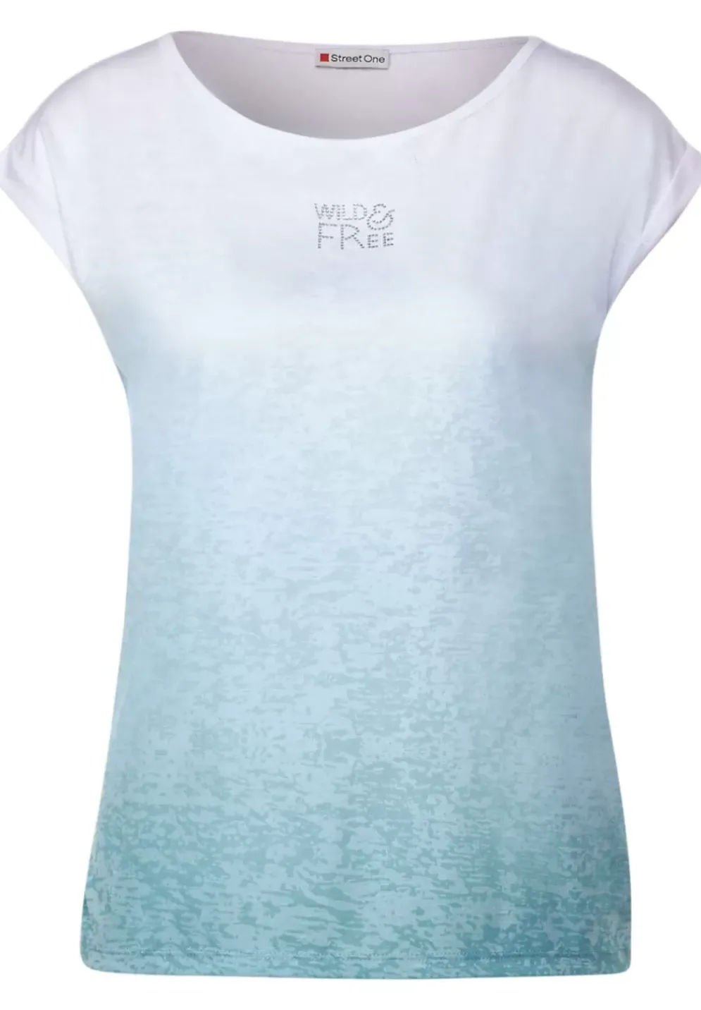 T-Shirt Mit Farbverlauf
