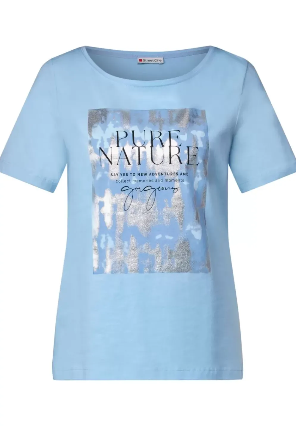 T-Shirt Mit Folienprint