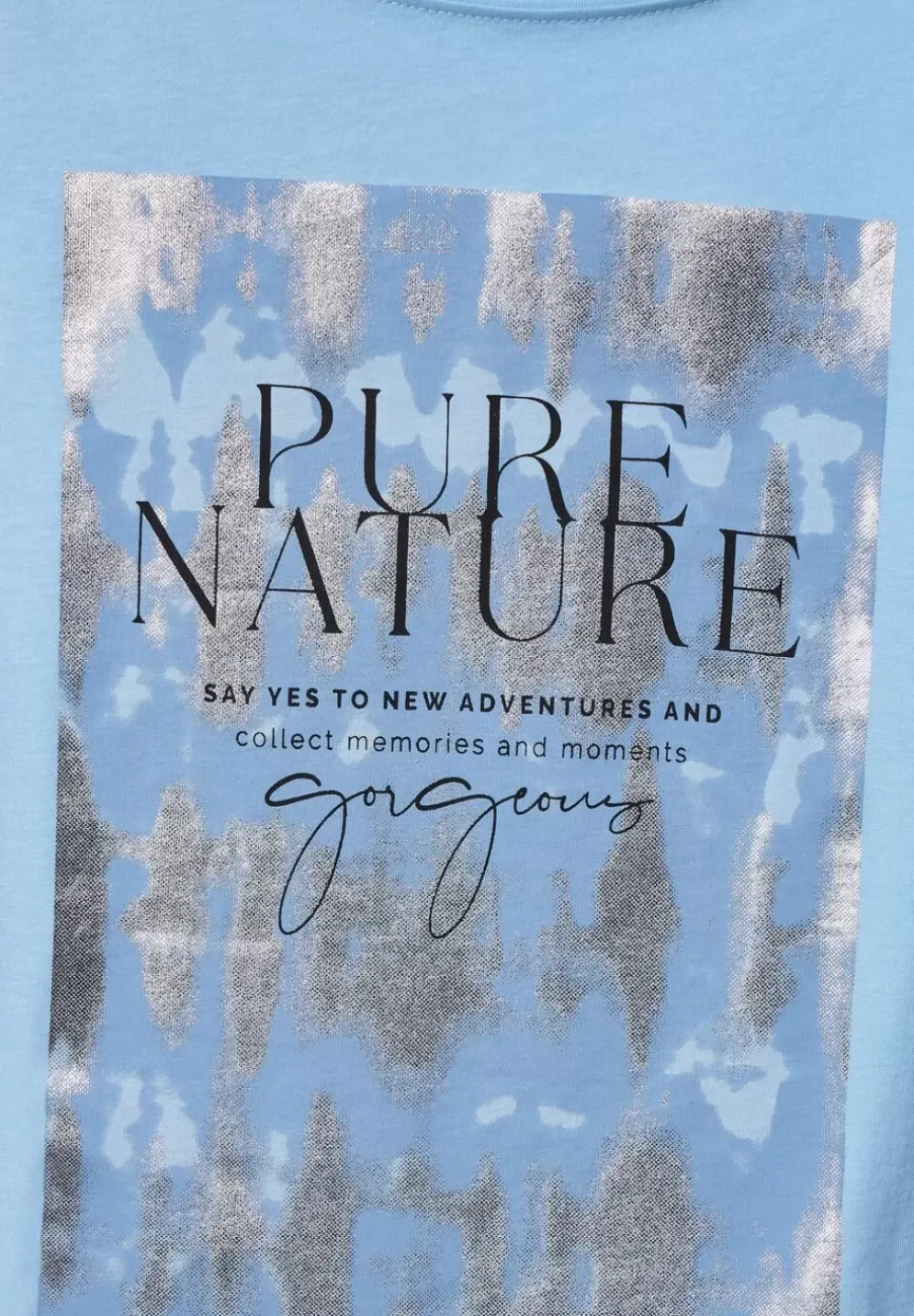 T-Shirt Mit Folienprint