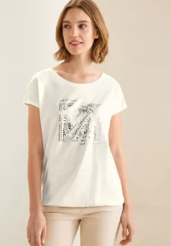 T-Shirt Mit Folienprint