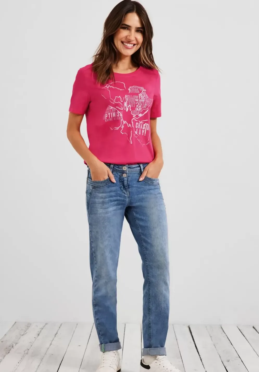 T-Shirt Mit Folienprint