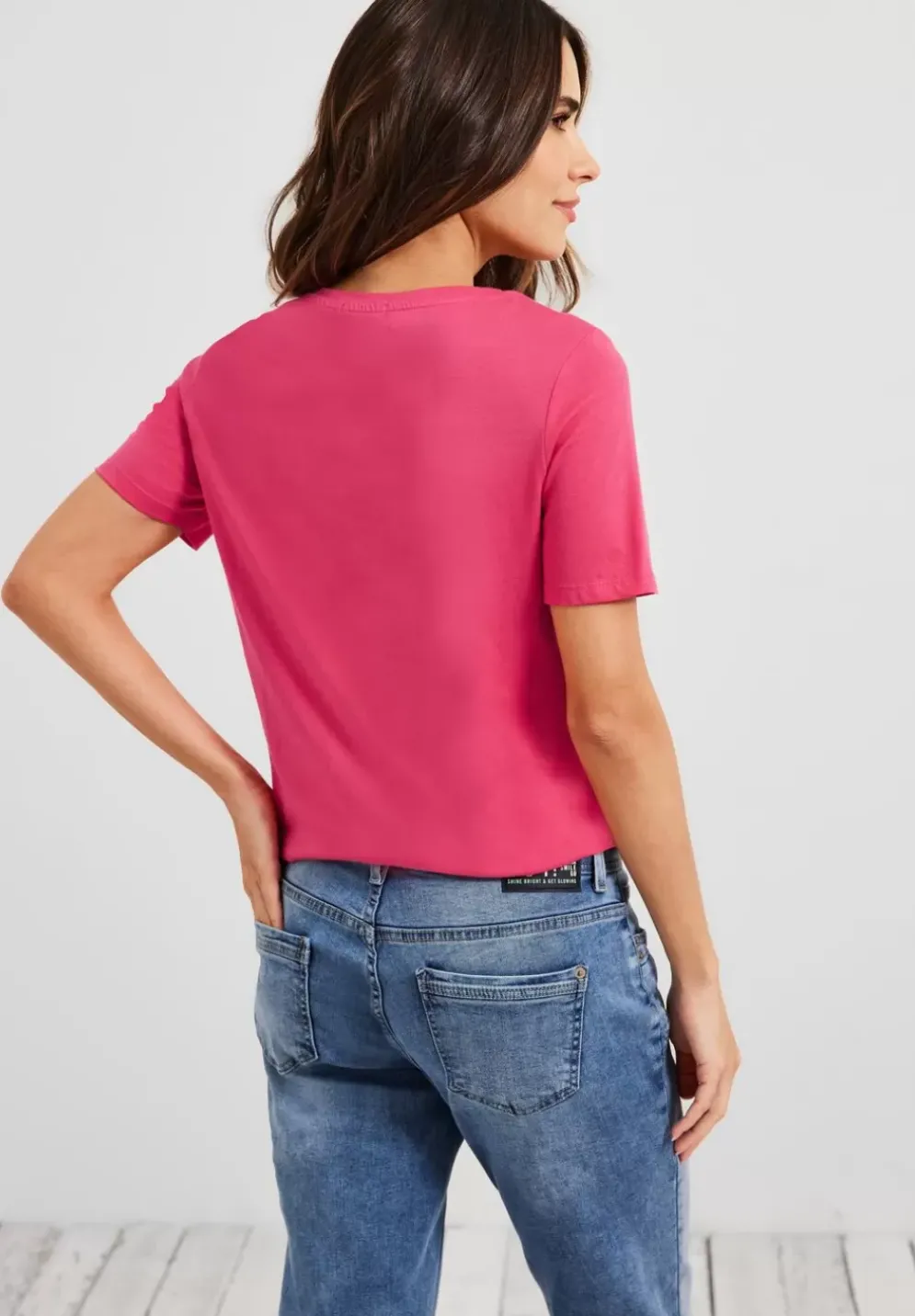 T-Shirt Mit Folienprint