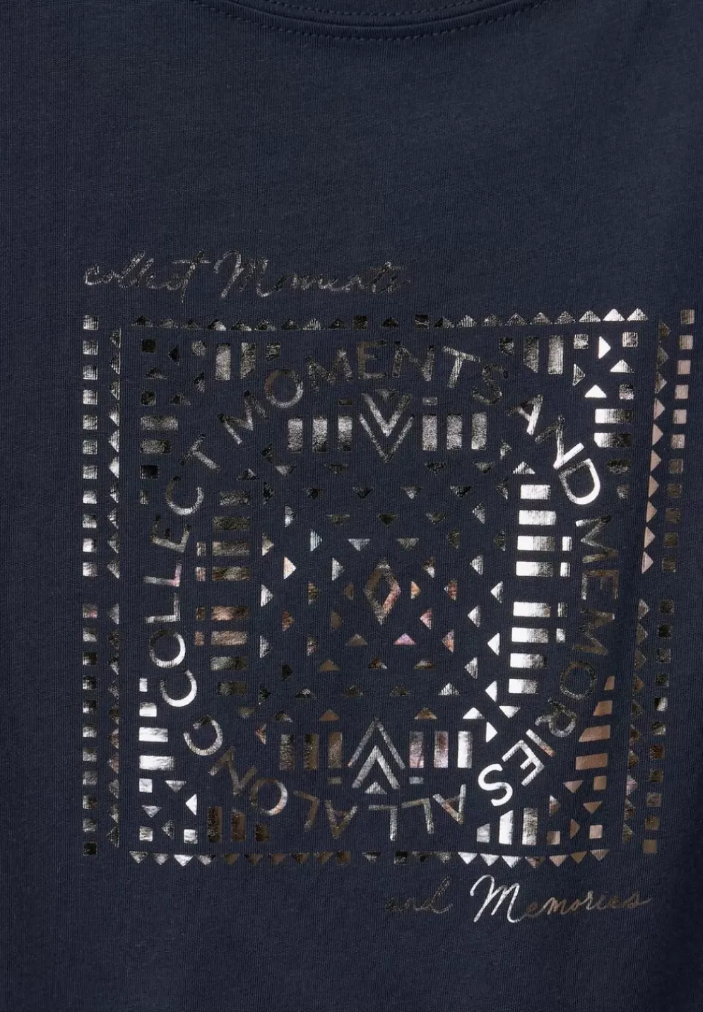 T-Shirt Mit Folienprint