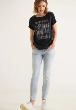 T-Shirt Mit Folienprint