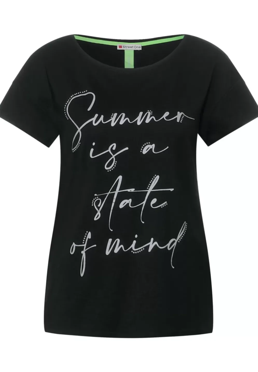 T-Shirt Mit Folienprint