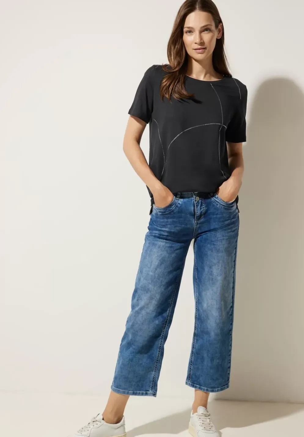 T-Shirt Mit Folienprint