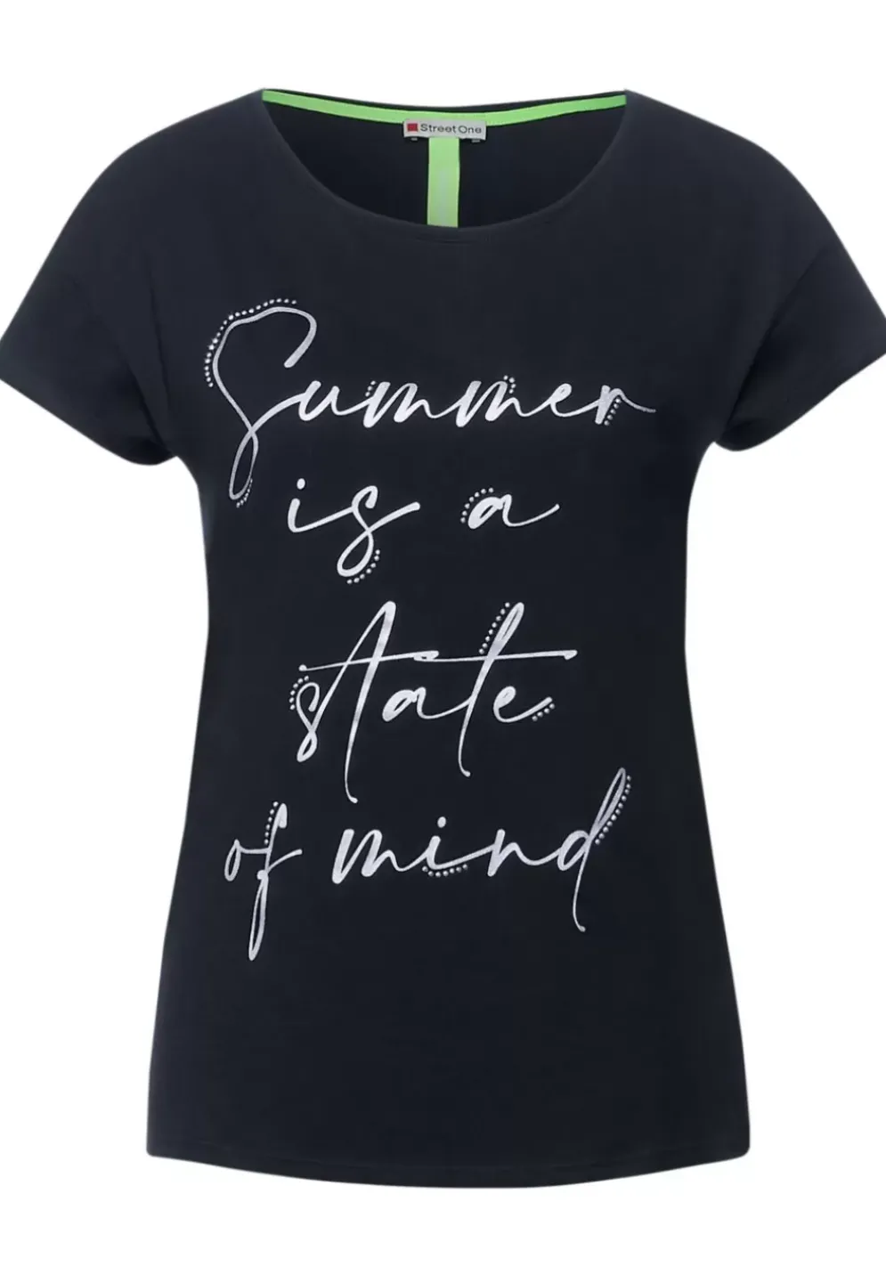 T-Shirt Mit Folienprint