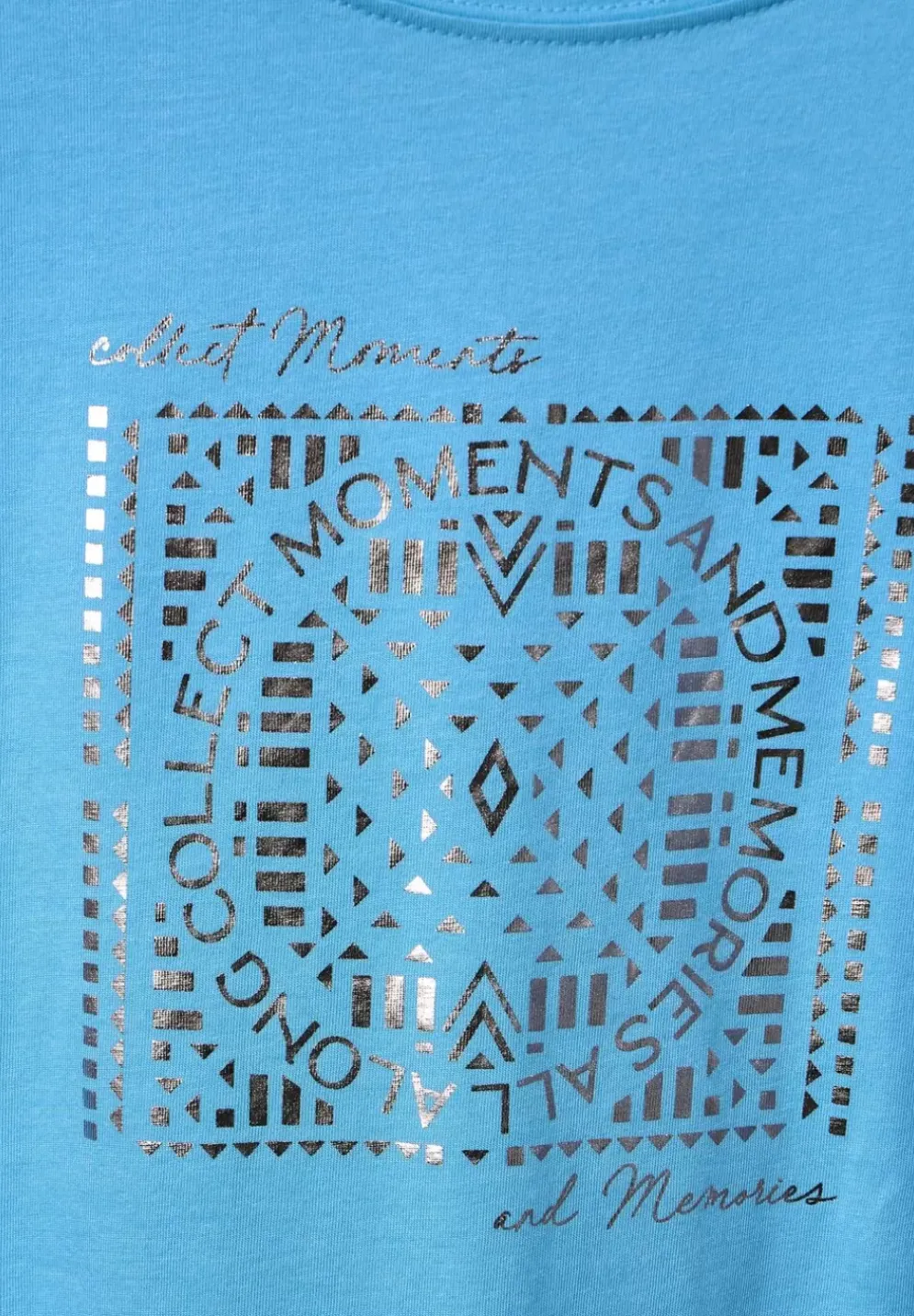 T-Shirt Mit Folienprint