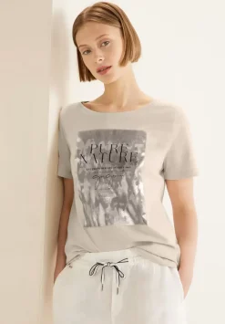 T-Shirt Mit Folienprint