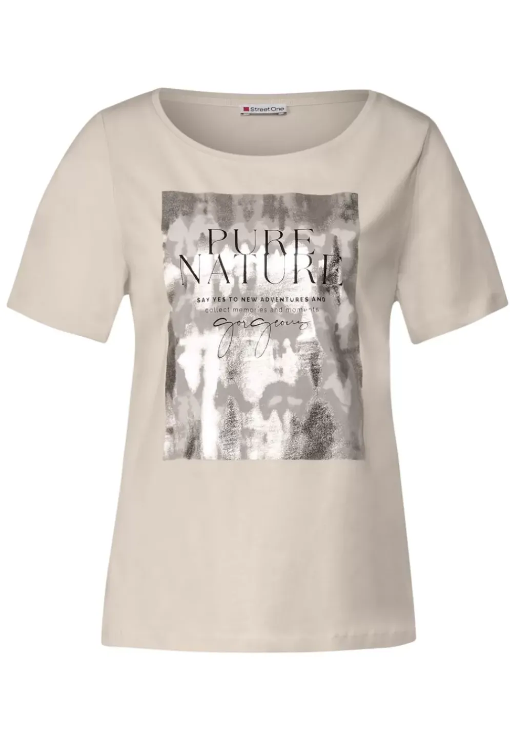 T-Shirt Mit Folienprint
