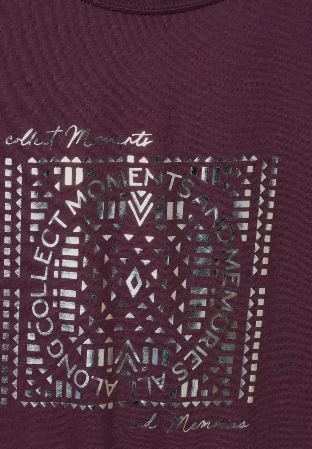 T-Shirt Mit Folienprint