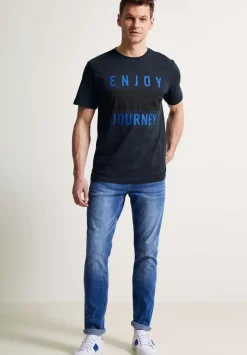 T-Shirt Mit Frontprint